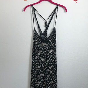 Angie sun black lace at the neck